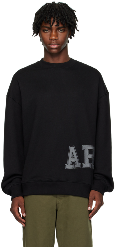 Axel Arigato Logo-print Cotton Sweatshirt In Black