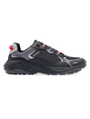Hugo Boss Men's Low-top Trainer Sneakers With Open-mesh Uppers In Black 001