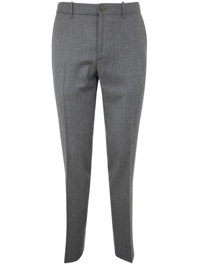 Incotex Smart Flannel Trousers Clothing In Pearl