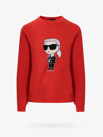 Karl Lagerfeld Sweatshirt In Red