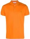 Etro Short Sleeve Polo Shirt In Yellow & Orange
