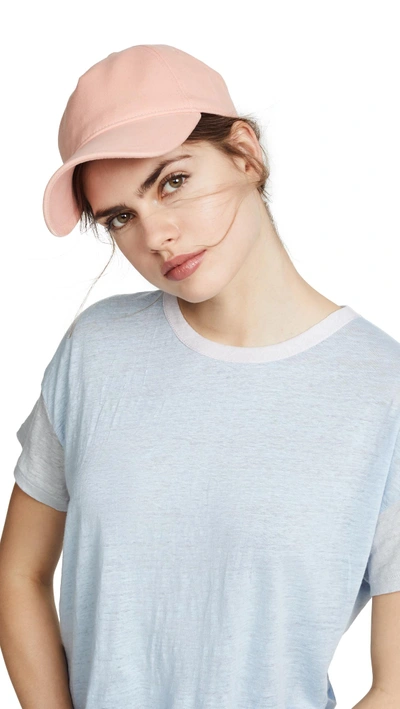 Rag & Bone Marilyn Baseball Cap In Coral