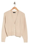 Tahari V-neck Crop Cardigan In Natural