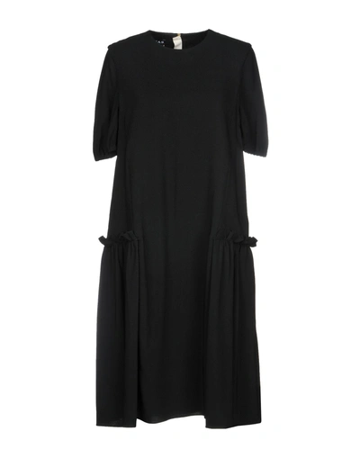 Rochas Short Dress In Black