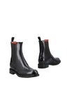 Santoni Ankle Boot In Maroon