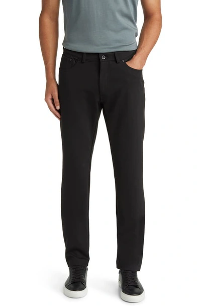 Brax Chuck Hi Flex Five-pocket Slim Fit Trousers In Black