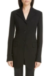 Acne Studios Jolcie Dry Crepe Blazer In Black