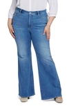 Nydj Mia Palazzo High Waist Flare Jeans In Fairmont