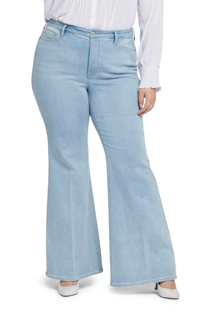 Nydj Mia Palazzo High Waist Flare Jeans In Westminster