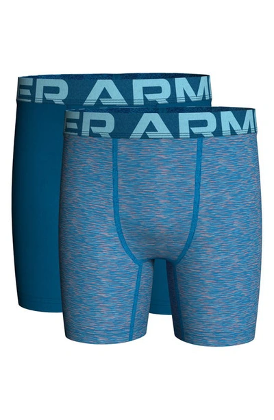 Under Armour Kids' Assorted 2-pack Twist Boxer Briefs In Blue