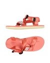 Suicoke Sandals In Coral