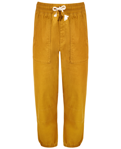 Epic Threads Little Boys Twill Jogger Pants, Created For Macy's In English Mustard