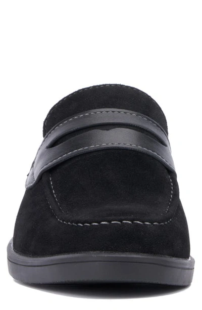New York And Company Giolle Faux Leather Loafer In Black