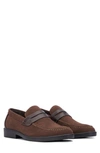 New York And Company Giolle Faux Leather Loafer In Brown