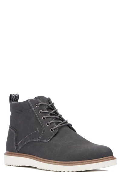New York And Company Allen Lace-up Boot In Gray