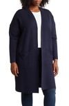 By Design Mel Pocket Cardigan In Navy Blazer