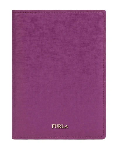 Furla Document Holder In Purple