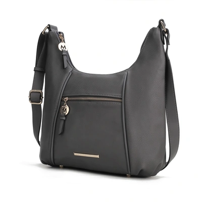 Mkf Collection By Mia K Lavinia Vegan Leather Women's Shoulder Bag In Grey