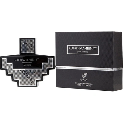 Afnan Perfumes 308582 3.4 oz Afnan Ornament Eau De Parfum Spray By  For Men In Black