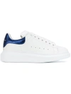 Alexander Mcqueen White & Blue Oversized Sneakers