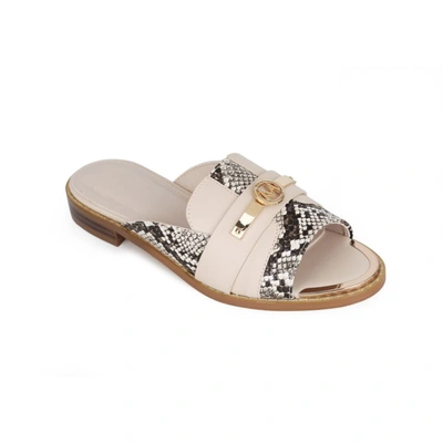 Mkf Collection By Mia K Celine Sandal In Beige