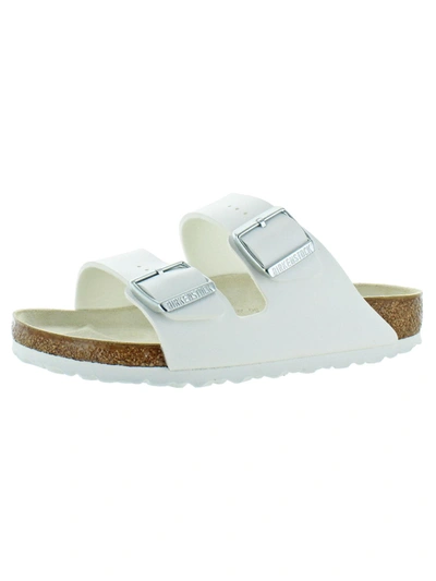 Birkenstock Arizona Womens Adjustable Footbed Sandals In White