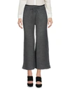 Lost & Found Cropped Pants & Culottes In Grey