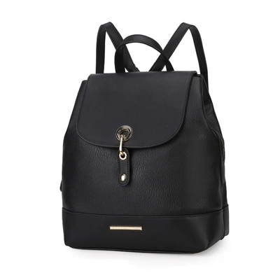 Mkf Collection By Mia K Laura Vegan Leather Backpack In Black