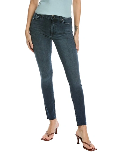 7 For All Mankind Alleyway High Waist Ankle Skinny Jean In Blue