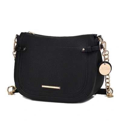 Mkf Collection By Mia K Raelynn Vegan Leather Women's Shoulder Bag In Black