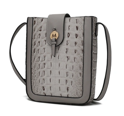 Mkf Collection By Mia K Molly Crossbody Handbag In Grey