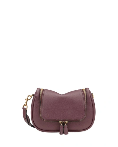 Anya Hindmarch Vere Small Soft Satchel Bag In Dark Red