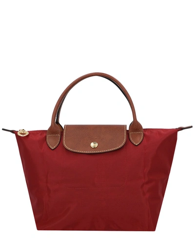 Longchamp Le Pliage Small Nylon Bag In Red