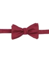 Eton Grosgrain Silk Bow Tie In Deep Red
