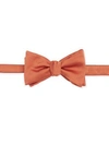 Eton Grosgrain Silk Bow Tie In Orange Yellow