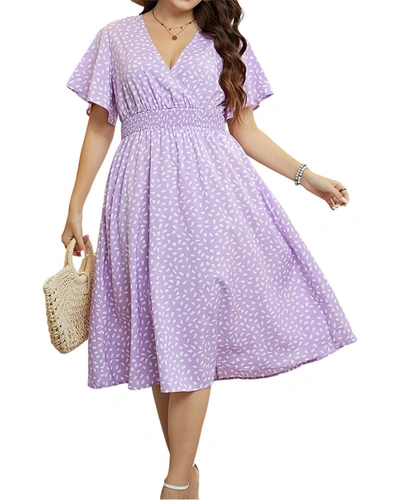 Romanissa Dress In Purple