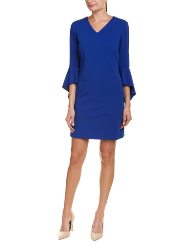 Tahari By Arthur S. Levine Tahari Asl Sheath Dress In Blue