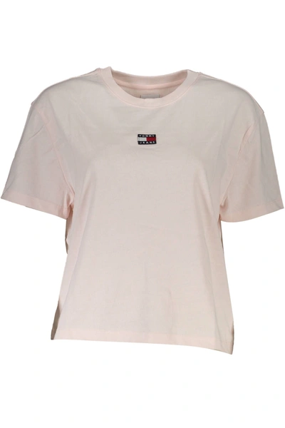 Tommy Hilfiger Pink Cotton Tops &amp; Women's T-shirt