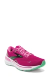 Brooks Adrenaline Gts 23 Sneaker In Pink/ Festival Fuchsia/ Black