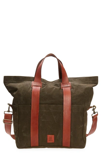 Free People Canvas Weekend Bag In Faded Fatigue