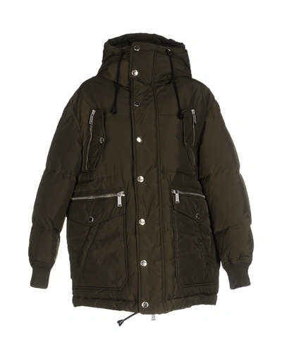 Dsquared2 Down Jackets In Military Green