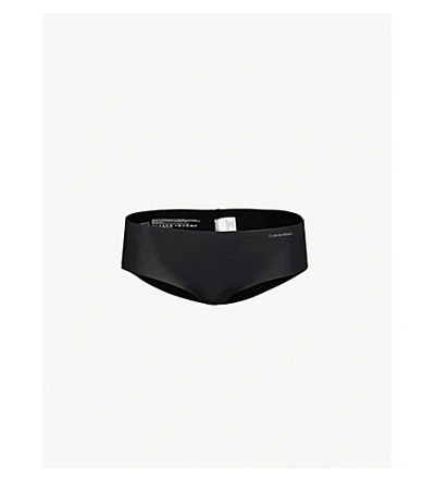 Calvin Klein Womens Black Invisibles Hipster Briefs