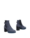 Tod's Ankle Boots In Dark Blue