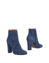 Pura López Ankle Boot In Slate Blue