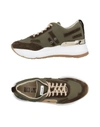 Ruco Line Sneakers In Military Green