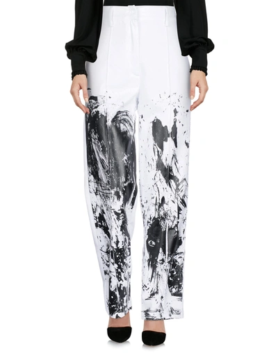 Brashy Casual Trousers In White
