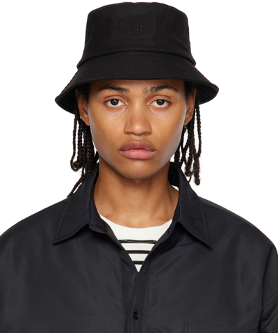 The Frankie Shop Black Frankie Bucket Hat