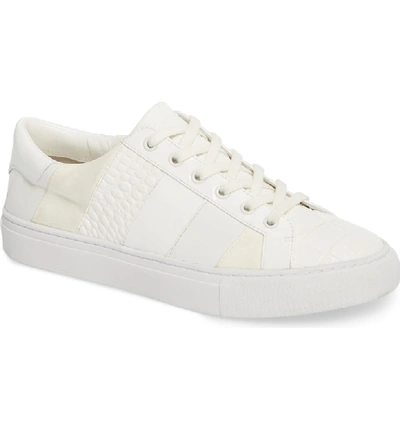 Tory Burch Women's Ames Leather & Suede Sneakers In Snow White