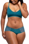 Uwila Warrior Happy Seams 2-pack Mesh Trim Briefs In Blue Coral