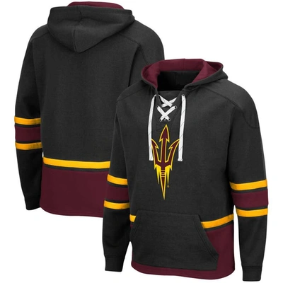 Colosseum Black Arizona State Sun Devils Lace Up 3.0 Pullover Hoodie